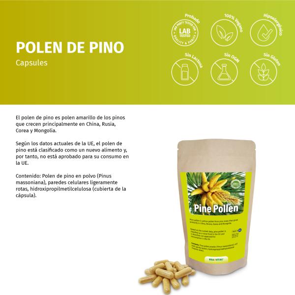 pollen de pino capsules