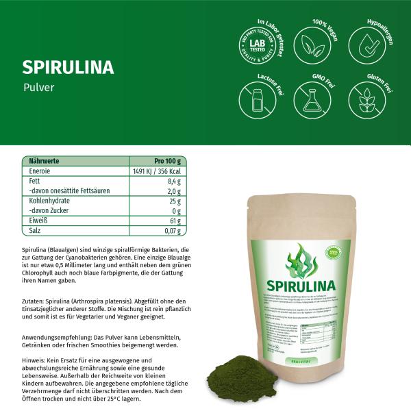 Spirulina Pulver