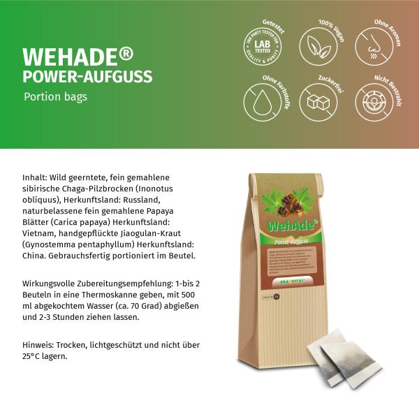 WehAde - ein leckere Natur-Kraftee - Jiaogulan