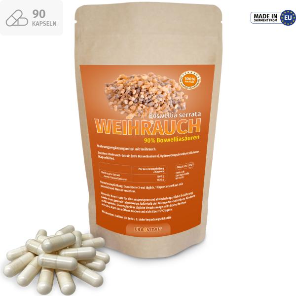 Weihrauch-Extrakt Kapseln 90% Boswellia säure