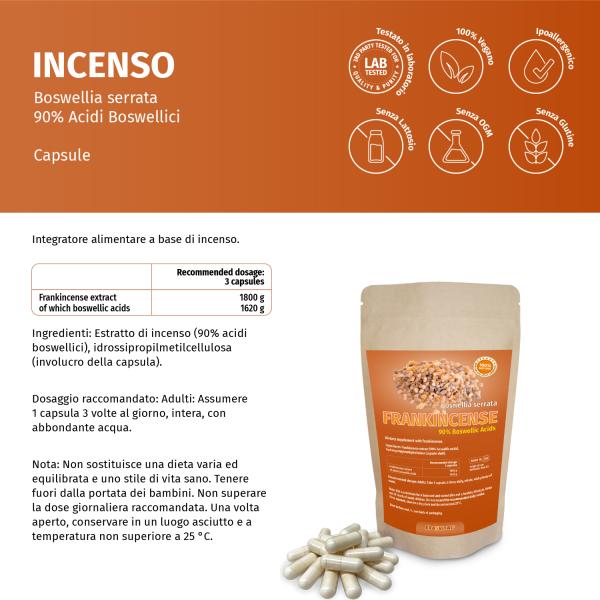 Weihrauch-Extrakt Kapseln 90% Boswellia säure