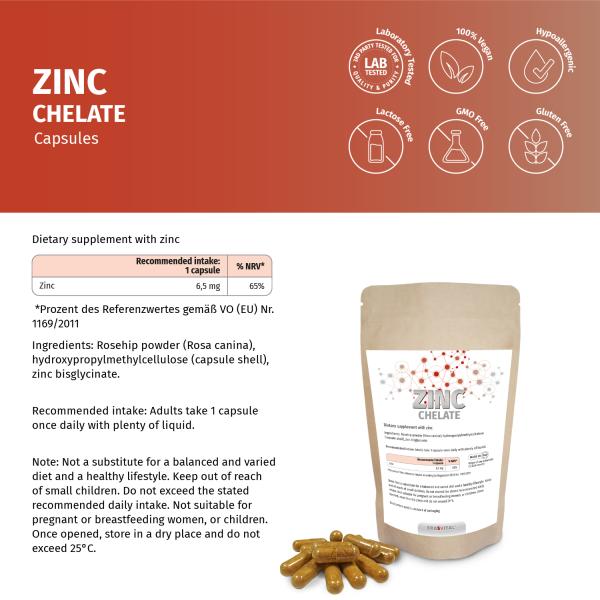 Zink Chelat - Kapseln