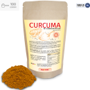 Curcuma Kurkuma mit schwarzer Pfeffer Pulver