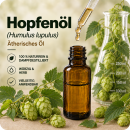 ERASVITAL hopfenöl – 100 % naturreines ätherisches Öl  Humulus lupulus