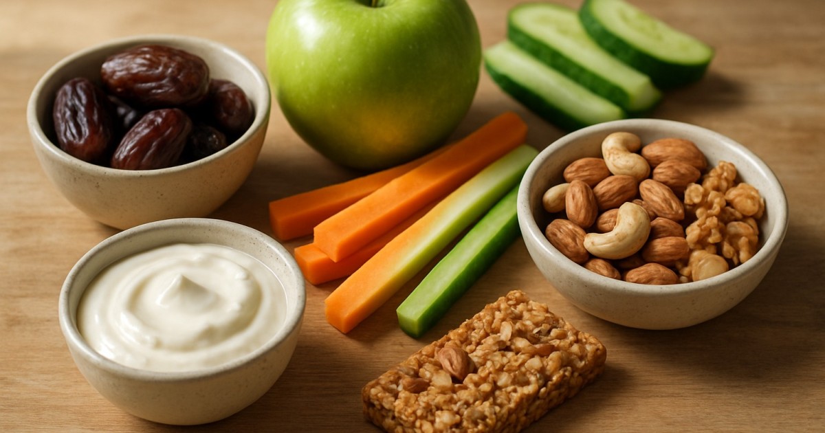 Themenbild: Gesunde Snacks für zwischendurch